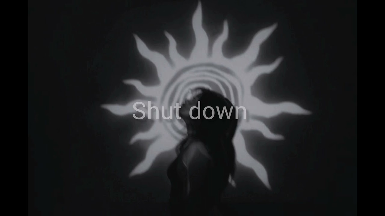 Black pink-shut down(slowed-reverb) 