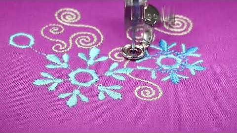 BERNINA 790 87 Embroidering a Design From Start to Finish