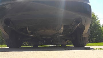 B7 (2007) A4 2.0T Muffler and resonator delete