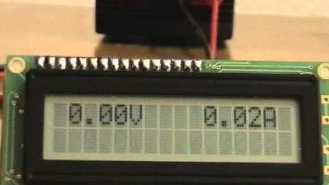 Homemade PIC based Volt-Ampere Meter 40V / 40A