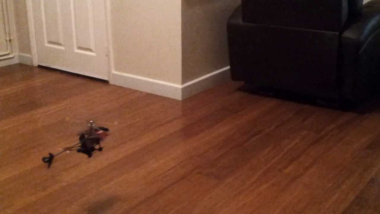 HUBSAN INVADER model H102F indoor practice 6 APR 2013