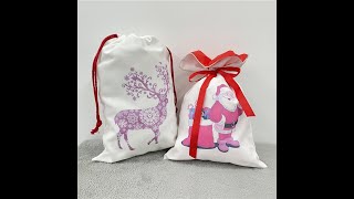 Blank Sublimation Christmas Gift Bags