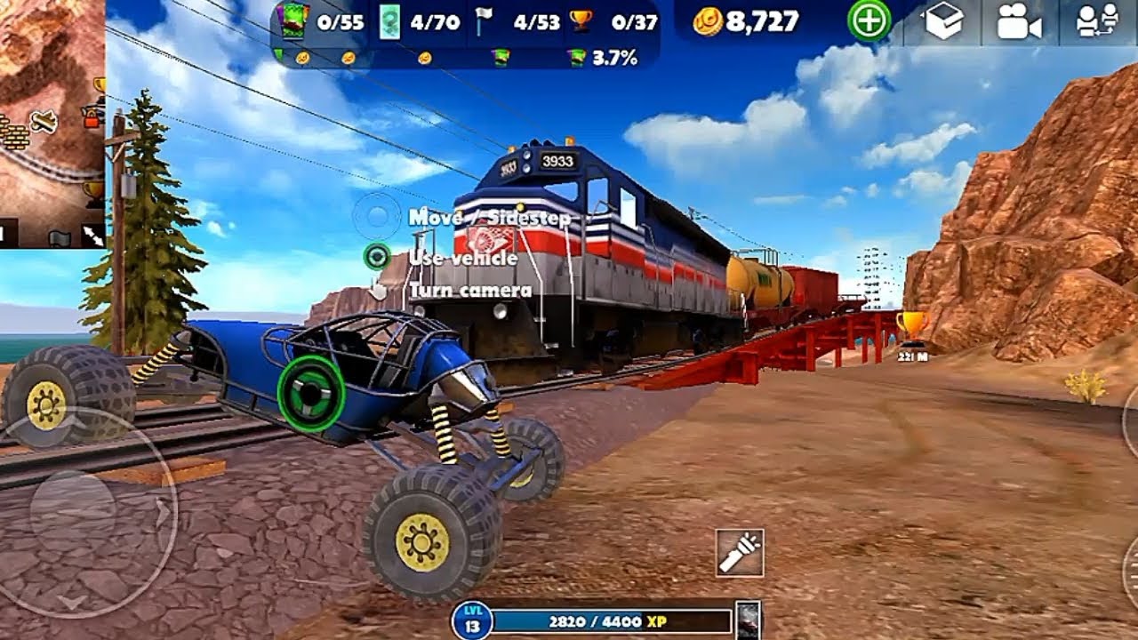 Get a train drive to long rut #7 #gaming - YouTube