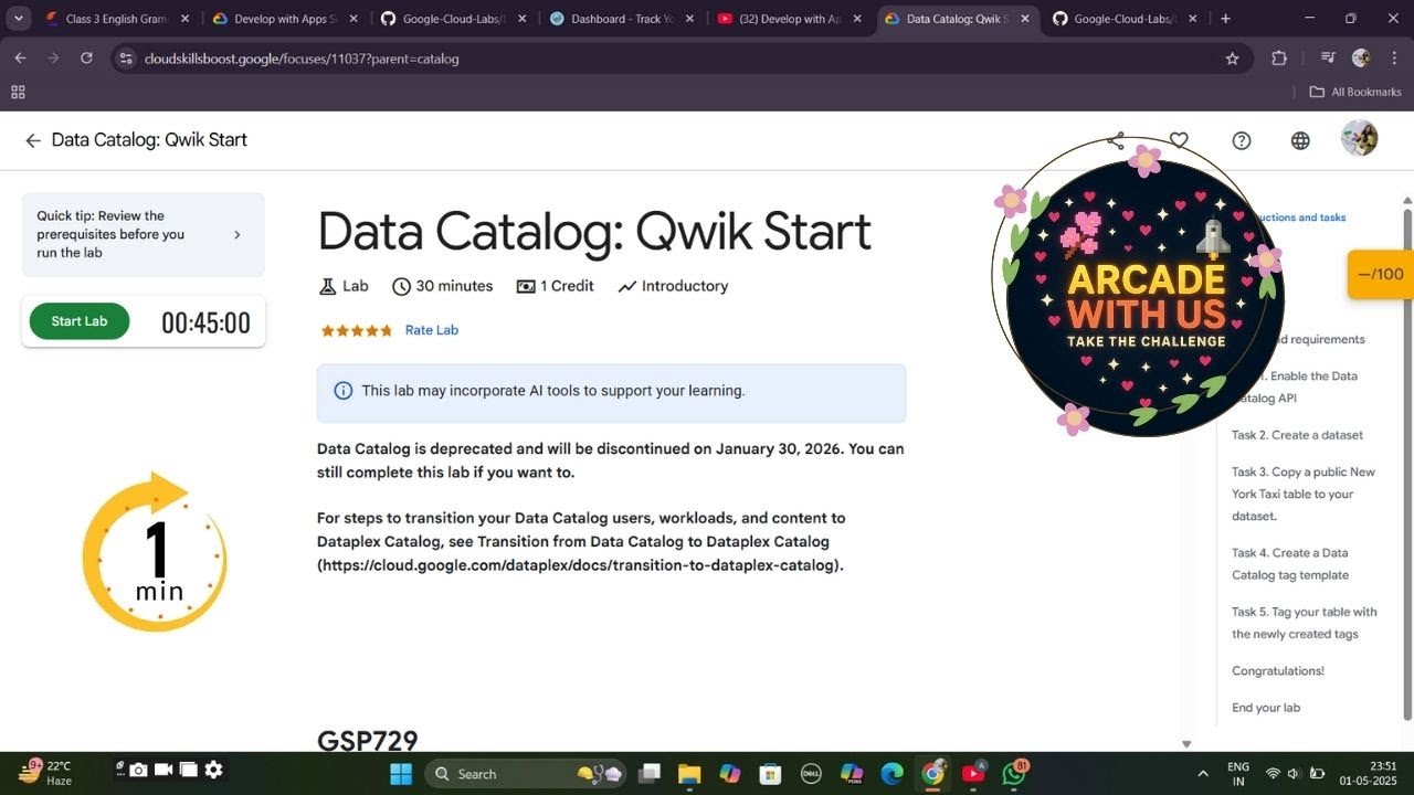 Data Catalog: Qwik Start || 
