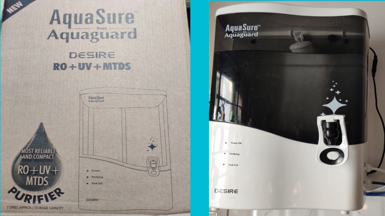 water purifier for home eureka forbes aquasure from aquaguard desire