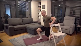 Assisted Bodyweight Split Squat