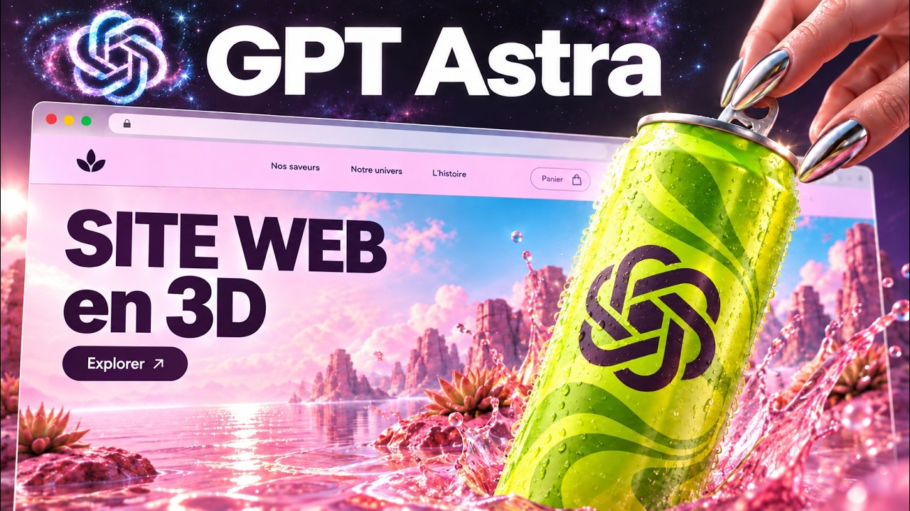 GPT 6 Astra est INCROYABLE Pour Créer des Sites (Tuto D… — Transcript