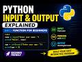 Python Input Output Explained | int( ) Function for Beginners