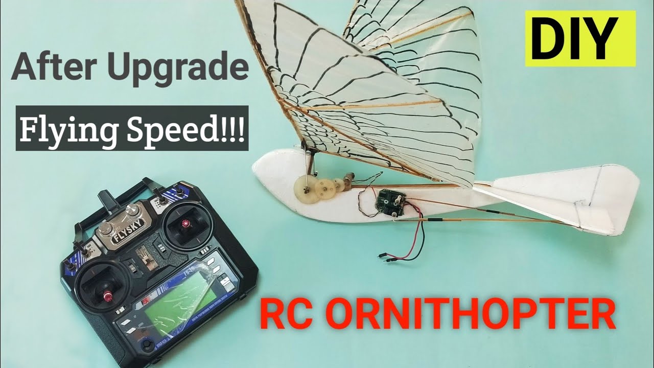 My 1st Rc Ornithopter Restoration & Upgrade rcornithopter ornithopter