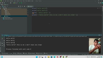 #3 Printing to console in python print ()