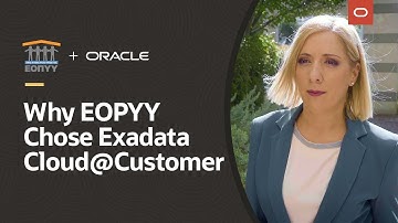Why EOPYY chose Exadata Cloud@Customer
