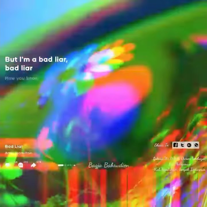 Story Wa Animasi Terkeren Bad liar