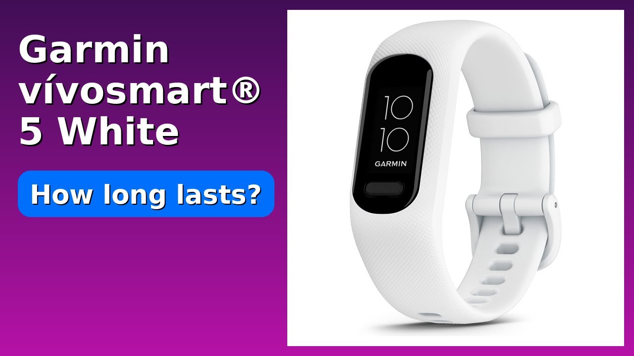 REVIEW (2026): Garmin vívosmart® 5 White. Features. - YouTube