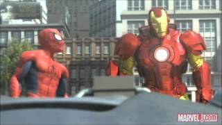 Video-Miniaturansicht von „Spider-Man, Iron Man and the Hulk (Full and HQ)“