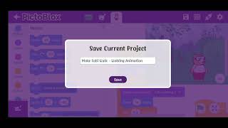 How to save project in pictoblox. screenshot 5