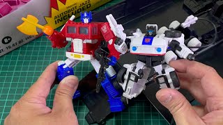 Transformers Optimus Prime Autobot Jazz Cereal Box Set Robot mode to Vehicle mode