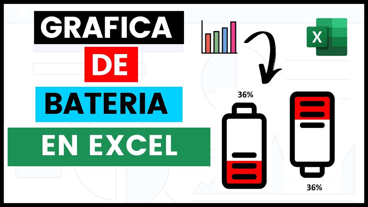 ✅ "Cómo Crear una Gráfica de Batería en Excel Fácil y Rápido"