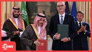 French President Emmanuel Macron and Saudi Crown Prince MBS Unveil Huge Defence and AI Deal | AC15