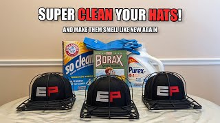 The Best Way to Clean Hats (Small Engine Mechanic)