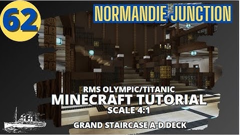 RMS Olympic/Titanic - 4:1 Scale - Minecraft Tutorial. PART SIXTY-TWO