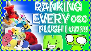 Ranking EVERY Object show plush i Own!! (10+ Plushies)