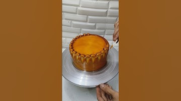 Butterscotch Cake New Design #shorts #youtube #viral #trend #video #reels