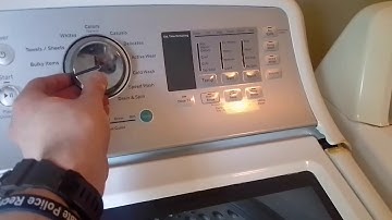 Overview of diagnostics on the GE washer