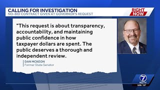 Former Nebraska state senator calls for investigation into no-bid contract given at governor's re...