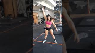 Sofia Michael wod 2 Athens throwdown