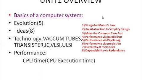 EC8552 CAO UNIT 1 OVERVIEW PART1
