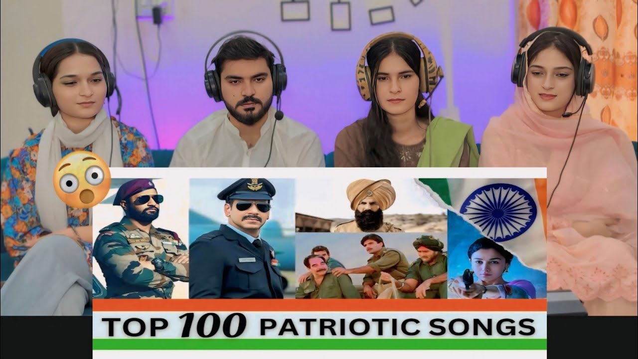 Top 100 Patriotic Songs Reaction | Best Desh Bhakti Songs