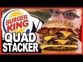 Burger King QUAD STACKER Combo Review and Drive Thru Test