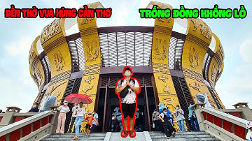 Cận Cảnh ĐỀN THỜ VUA HÙNG Cần Thơ Với Chiếc Trống Đồng Siêu To Khổng Lồ - Funny Hùng Vlog.