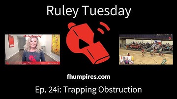 Trapping Obstruction | How to Apply the Rules of Hockey | #RuleyTuesday Ep. 24i