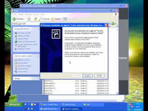 Installation des outils d'administration windows server 2003