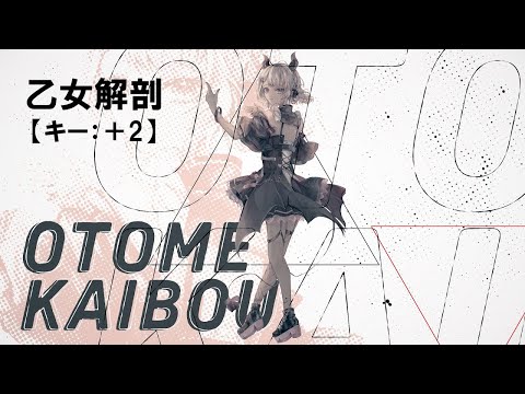 【ニコカラ】乙女解剖(TeddyLoid Alllies Remix) /  如月瑠美＜off vocal＞[キー ＋2]