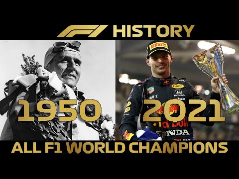 All Formula 1 World Champions (1950-2021) 