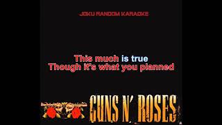 Guns N' Roses - Street Of Dreams [Karaoke]