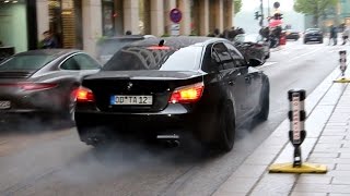 BMW M5 E60 - DRIFT & BURNOUT in the City!!