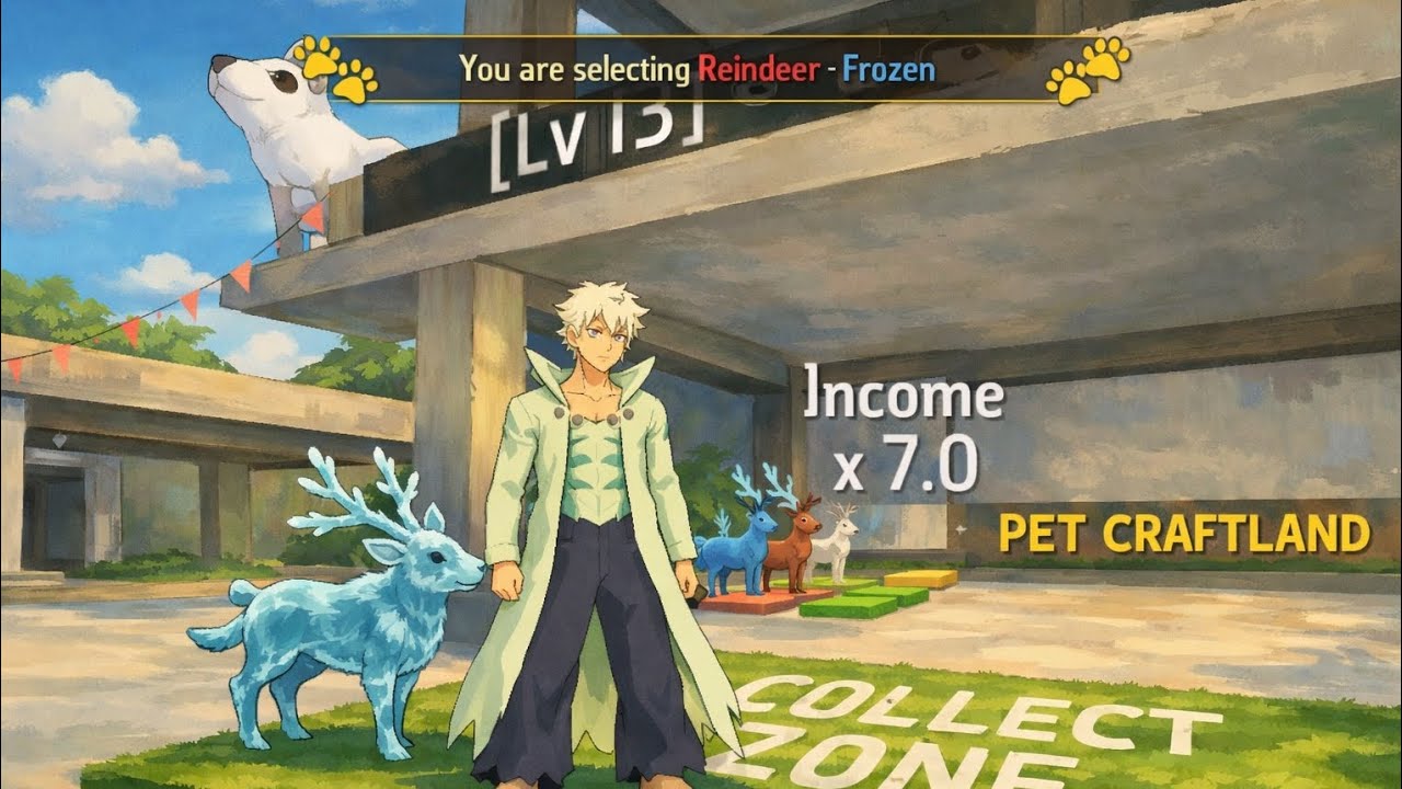 FREE FIRE STEAL A PET CRAFTLAND 🙂 MUST WATCH \\ NEW PET ANNOUNCEMENT 