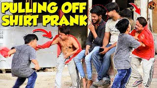 Pulling Off Shirt Prank - Funny Reactions | @NewTalentOfficial