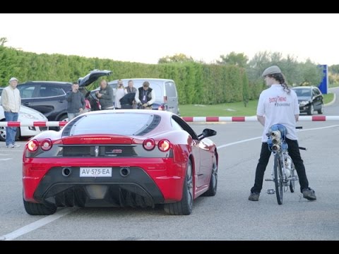 François Gissy  Bicycle World Record 207 mph   333 km/h