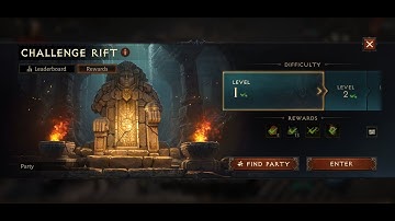 Challenge Rift Level 1 - Diablo Immortal - The Summoner Boss - Necromancer - Closed beta - Gameplay