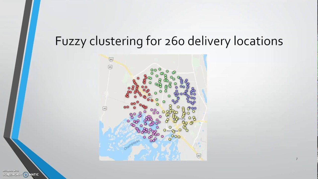 Fuzzy Clustering for the Package Delivery Problem - Eureka 2019