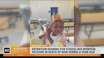 Detention hearing for bus monitor charged in child