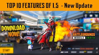 HOW TO DOWNLOAD BGMI 1.5 UPDATE ? TOP 10 FEATURES OF 1.5 IN BATTLEGROUNDS MOBILE INDIA