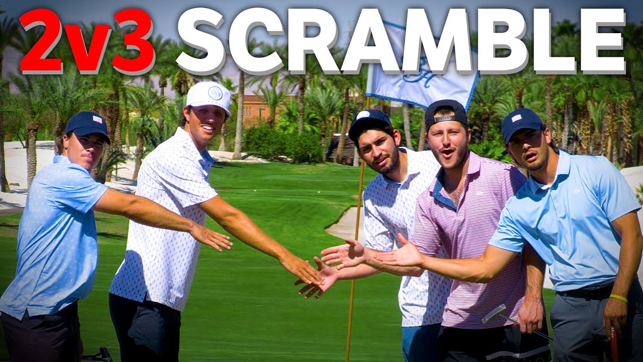 2v3 Scramble in Vegas | Tig & Grant VS Steve Matt & Bubbie