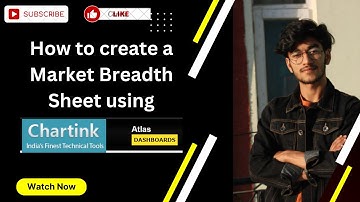 How to create your own Market Breadth Sheet using CHARTINK Free version
