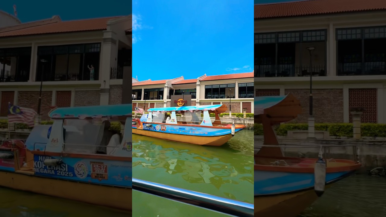 Malaysia Malacca City | River Cruise Boat Trip 2025