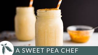 Pumpkin Pie Protein Smoothie | A Sweet Pea Chef